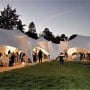 Capri marquees linked for a wedding