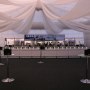 12M Zipbar with back bar system and digital screen advertising.