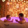 Super Hot Tub Hire - couple in a hot tub
