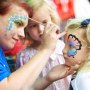 Charity event face painting from Watch This Face Face painter fareham, watch this face
