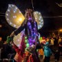 illuminated, glow, stilt-walker, butterfly Cakes Entertainment