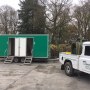 Delivery To Graythwaite on the shores of Windermere Luxury Toilet Trailer