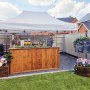 Single bar and tent setup for Birthday Garden party:) Single bar and tent setup for Birthday Garden party:)