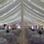 Add a bit of sparkle with our pea light canopy pea light canopy to enhance your event marquee