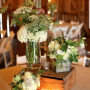 Barn style centrepieces