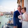 Cassie and Andy in Venice Venice Registry Office Wedding overlooking the canal