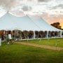 Traditional Petal Pole canvas marquee