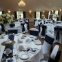  A range of chair covers and sashes for hire, including setup and collection. Centerpieces also available for hire in silk or fresh arrangements. 