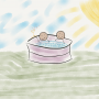 Hot tub in the sun Hot tub in the sun