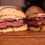 PROPER JUICY BURGERS Rad Beef with all the twimmings :)