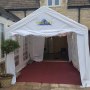 Marquee entrance Marquee entrance