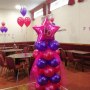 balloon cluster for 18th birthday