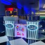 LED candy floss and popcorn stand