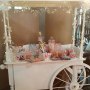 Wedding candy cart
