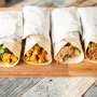 Indian inspired wraps