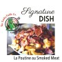 Poutine with Montreal smoked meat. Poutine with Montreal smoked meat.