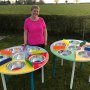 Myself showing off my new Sand Art Tables Myself showing off my new Sand Art Tables