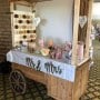 XL handcrafted wooden sweet cart XL handcrafted wooden sweet cart