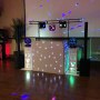 A typical wedding disco setup A typical wedding disco setup