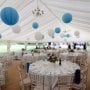 Marquee with drapes to hire