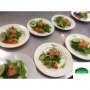 Salad and smoked prawns....yum Salad and smoked prawns....yum