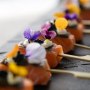 Salmon canapes Salmon canapes