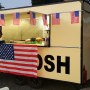 American themed birthday party One of our burger vans at a recent birthday party