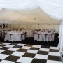 Lining and Dance Floor added Youngs Marquee Hire