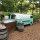 Rustic bar counter Kombi with a bar unit