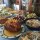 Salmon and baked ham salad buffet Salmon and baked ham salad buffet