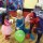 Elsa and Spider Man greeting the birthday girl 
