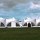 2 x Trapeze marquees setup Wedding in the Peaks