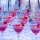 Welcome cocktails for wedding guests Martini reception