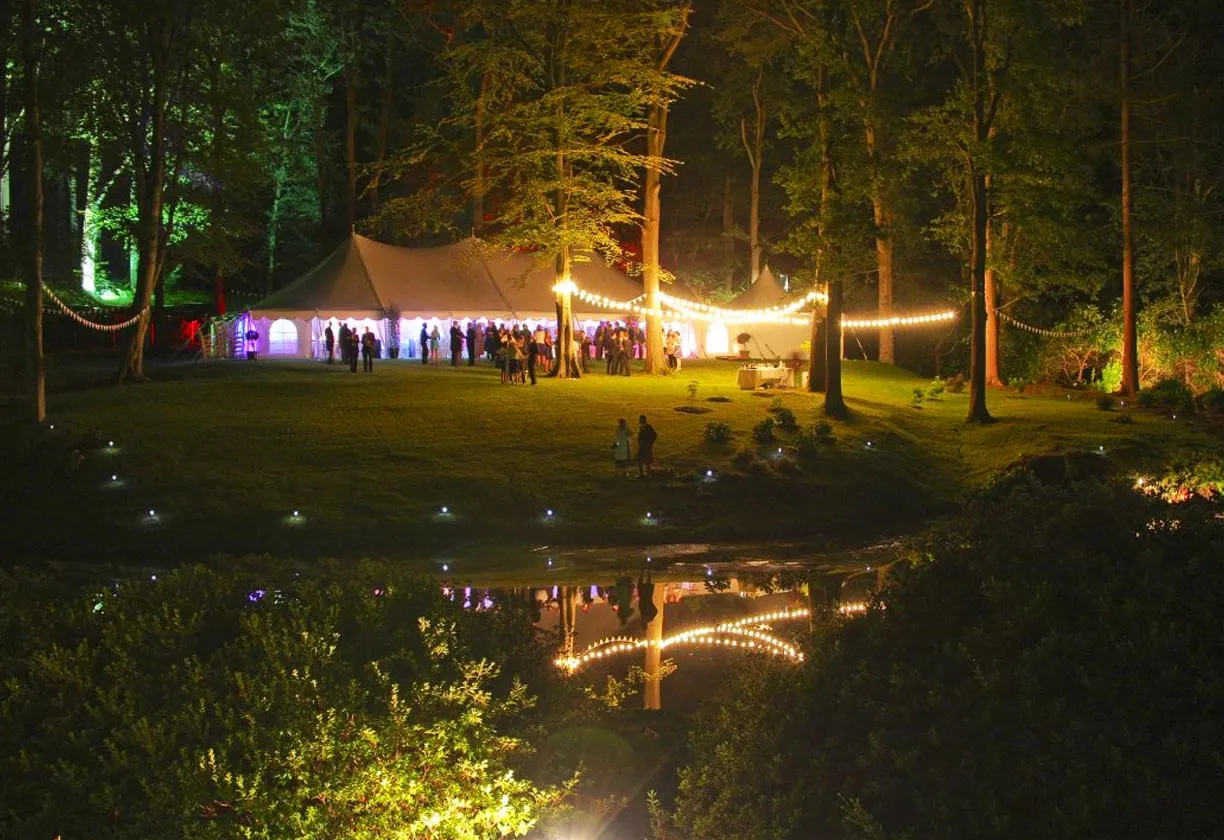Sussex Marquees event at night