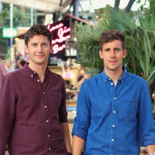 The co-founders of Add to Event, Tim and Ben