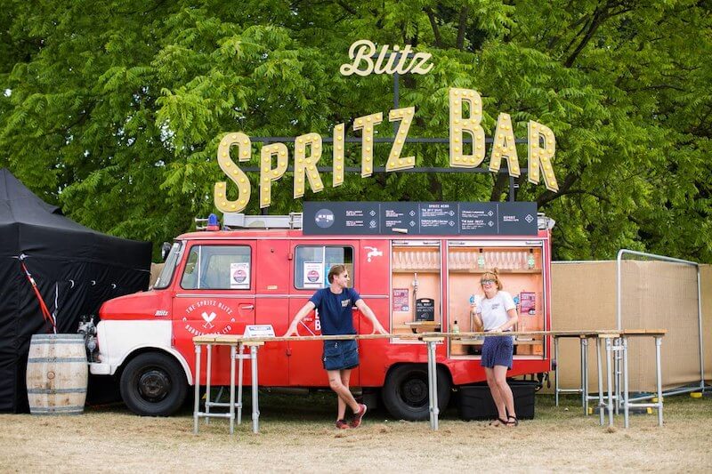 The bubble bros spritz blitz bar ready for orders