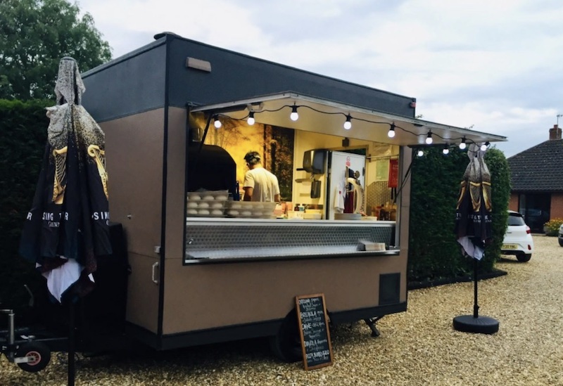 The Mob Pizza & Bar van ready at an event