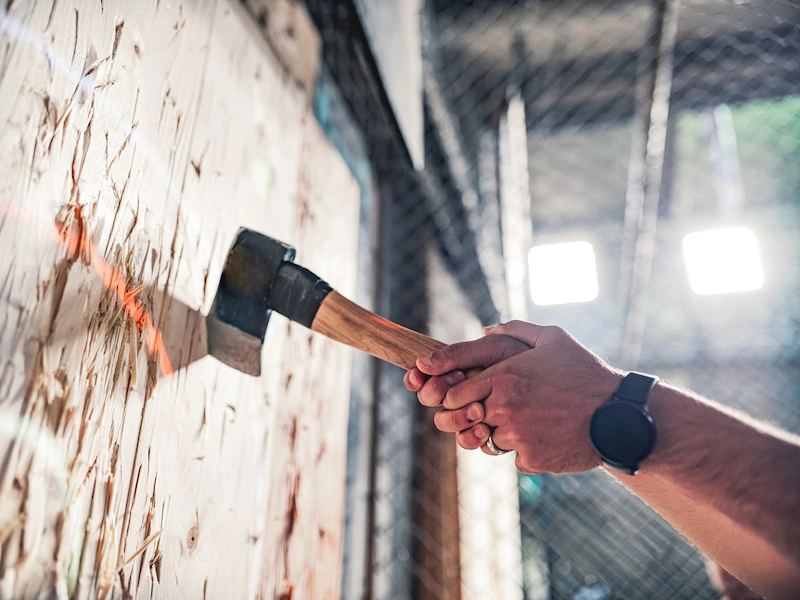Shake things up with mobile axe throwing, a fun activity that will get people energised and socialising.